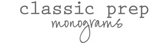 Classic Prep Monograms