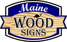 Maine Wood Signs