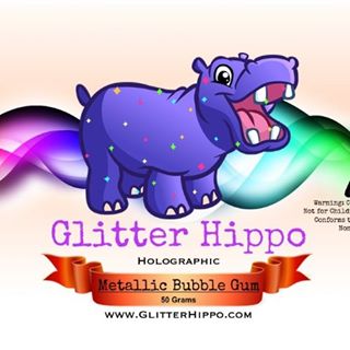 Glitter Hippo