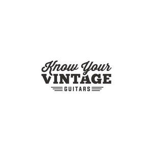 Know Your Vintage Guitars