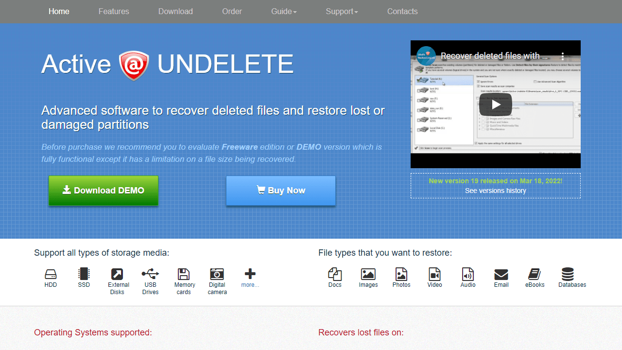 Active UNDELETE