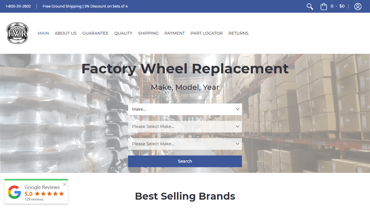 Factory Wheel Replacement